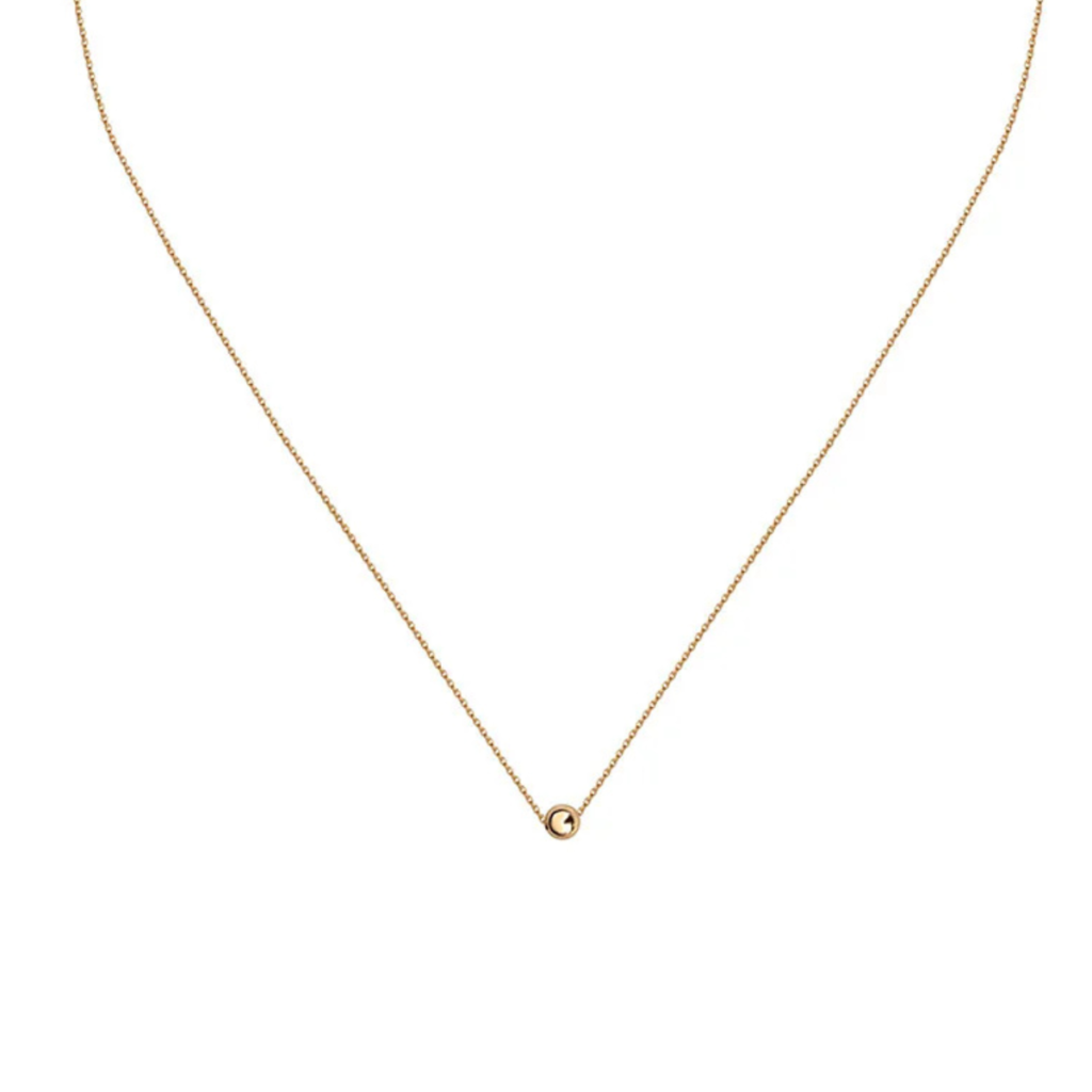 Łańcuszek złoty gladka kulka Classy